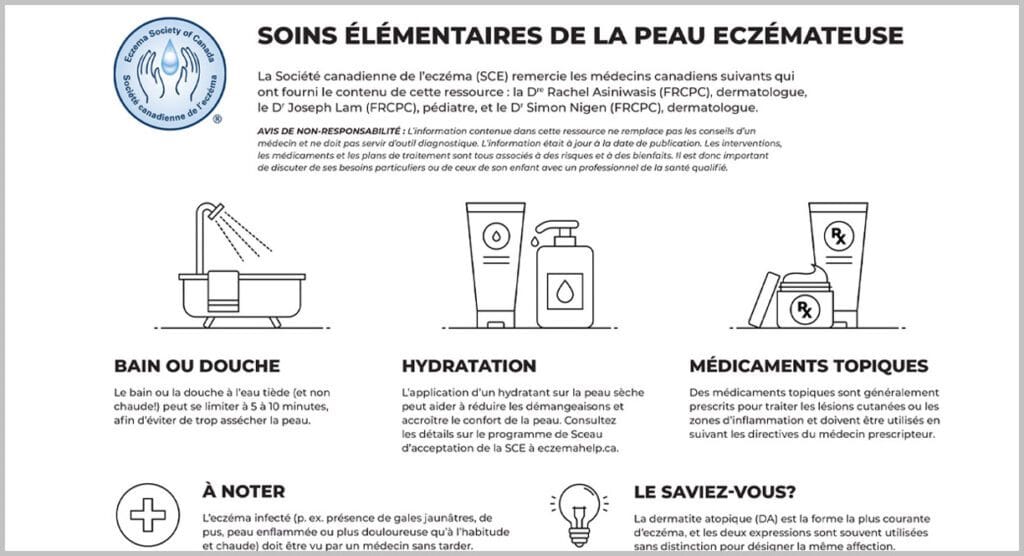 Téléchargez des ressources pour les patients comme notre guide Soins de l'eczéma 